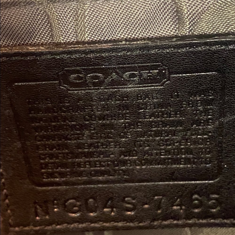 VTG Coach Hamilton Bag Black Leather - Picture 3 of 14
